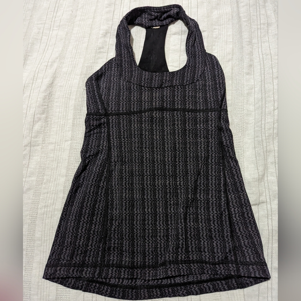 Lululemon grey tank size 4